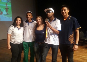 Palestra no Teatro Municipal